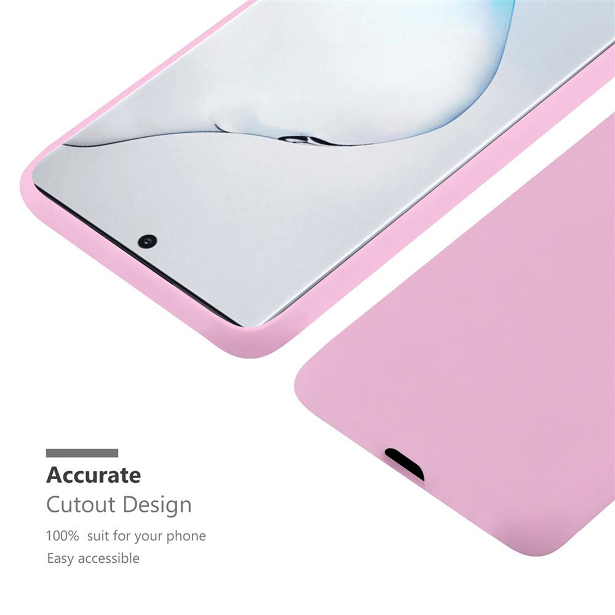 Backcover, CANDY NOTE Style, Candy Galaxy PLUS, CADORABO ROSA Samsung, 10 Hülle TPU im