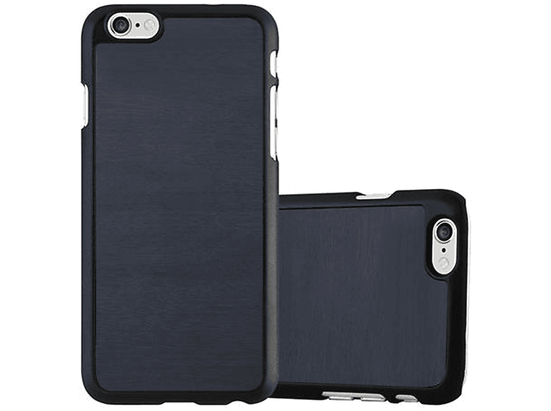CADORABO Hülle Hard Case Woody Style, Backcover, Apple, iPhone 6 / 6S, WOODY BLAU