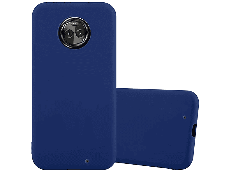 Cadorabo Case Compatible with Motorola Moto X4 in Candy Black - Shockproof and Scratch Resistant TPU Silicone Cover - Ultra Slim Protective Gel Shell Bumper Back Skin