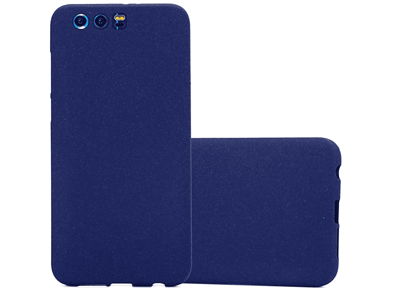 CADORABO TPU Frosted FROST 9, BLAU Honor, Schutzhülle, Backcover, DUNKEL