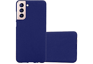 carcasa de móvil  - Funda flexible para móvil - Carcasa de TPU Silicona ultrafina CADORABO, Samsung, Galaxy S21 5G, frost azul oscuro