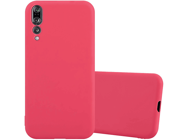 CADORABO Hülle im TPU Candy Style, Backcover, Huawei, P20 PRO / P20 PLUS, CANDY ROT