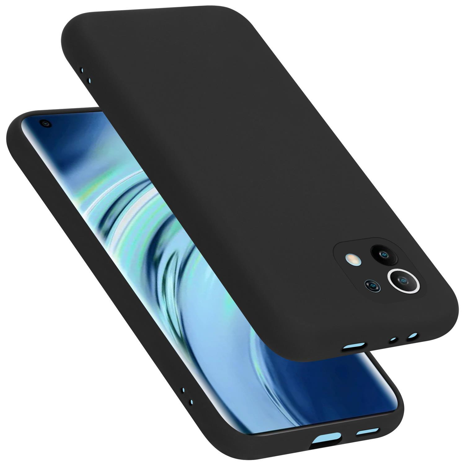 Silicone Xiaomi, Hülle CADORABO Style, Liquid SCHWARZ im Case LIQUID Mi 5G, Backcover, 11