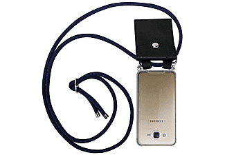 carcasa de móvil  - Funda flexible para móvil - Carcasa de TPU Silicona ultrafina CADORABO, Samsung, Galaxy J7 2015, rojo azul blanco