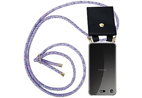 carcasa de móvil - CADORABO Funda flexible para móvil - Carcasa de TPU Silicona ultrafina, Compatible con Sony Xperia XZ1 Compact, unicorn