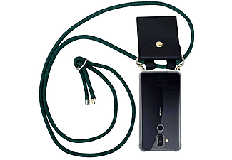 carcasa de móvil  - Funda flexible para móvil - Carcasa de TPU Silicona ultrafina CADORABO, Nokia, 8.1 2018, verde ejército