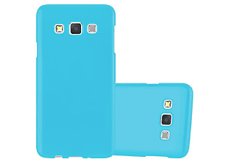 carcasa de móvil Funda flexible para móvil - Carcasa de TPU Silicona ultrafina;CADORABO, Samsung, Galaxy A3 2015, jelly azul claro