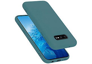 carcasa de móvil  - Funda flexible para móvil - Carcasa de TPU Silicona ultrafina CADORABO, Samsung, Galaxy S10e, liquid verde