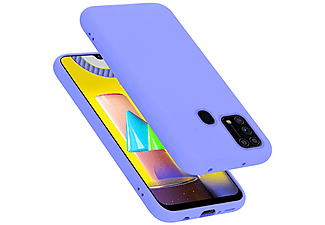 carcasa de móvil  - Funda flexible para móvil - Carcasa de TPU Silicona ultrafina CADORABO, Samsung, Galaxy M31, liquid lila claro
