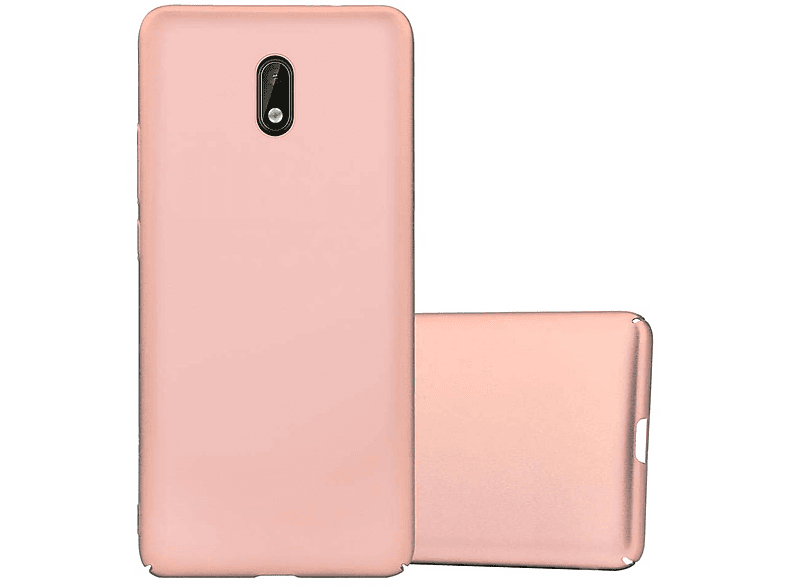 3 Hard CADORABO Case METALL Nokia, Backcover, ROSÉ im 2017, GOLD Style, Matt Hülle Metall