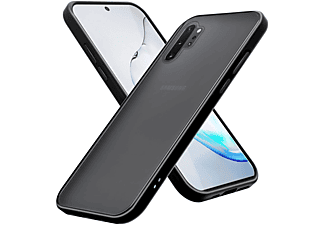carcasa de móvil  - Funda para móvil de plástico duro y TPU Silicona - carcasa híbrida CADORABO, Samsung, Galaxy NOTE 10, mate negro