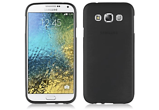 carcasa de móvil Funda flexible para móvil - Carcasa de TPU Silicona ultrafina;CADORABO, Samsung, Galaxy E5 2015, negro