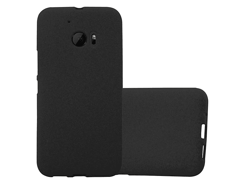CADORABO TPU Frosted Schutzhülle, Backcover, HTC, ONE M10, FROST SCHWARZ
