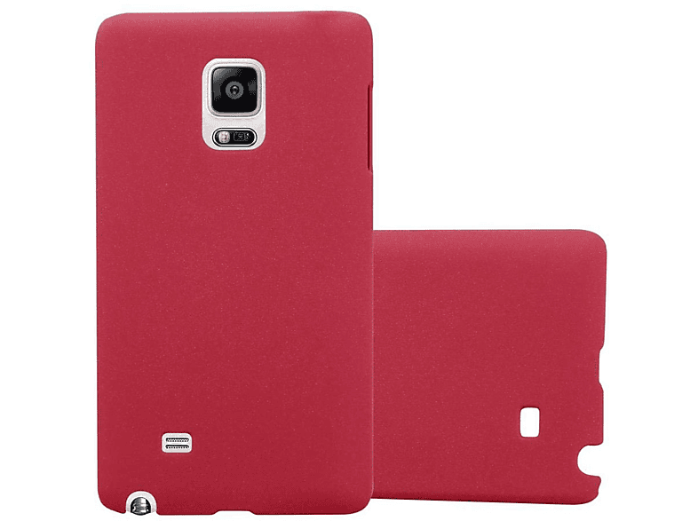 CADORABO Hülle im Hard Case Frosty Style, Backcover, Samsung, Galaxy NOTE EDGE, FROSTY ROT