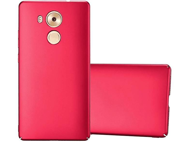 CADORABO Hülle im ROT Hard Style, Huawei, Matt METALL Metall Backcover, MATE Case 8