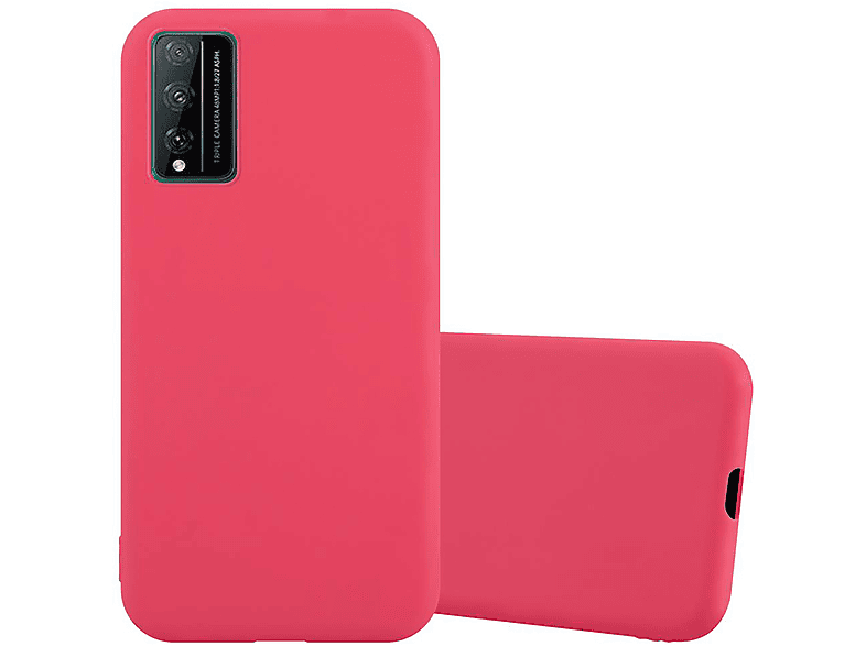 CADORABO Hülle im Style, PRO, PLAY Candy ROT CANDY Backcover, Honor, TPU 4T