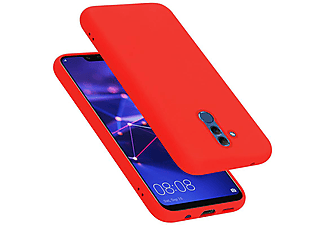 carcasa de móvil  - Funda flexible para móvil - Carcasa de TPU Silicona ultrafina CADORABO, Huawei, MATE 20 LITE, liquid rojo