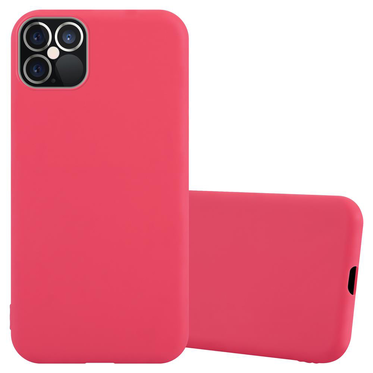CANDY PRO, im Hülle Apple, iPhone / ROT Backcover, Style, 12 TPU Candy 12 CADORABO