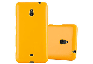 carcasa de móvil Funda flexible para móvil - Carcasa de TPU Silicona ultrafina;CADORABO, Nokia, Lumia 1320, jelly amarillo