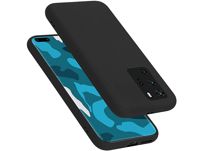 Moex Collana Per Cellulare Con Custodia – Compatibile Con Huawei P40 Pro / P40 Pro Plus – Cinturino Regolabile Fino A 155 Cm – Nero