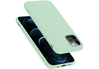 carcasa de móvil  - Funda flexible para móvil - Carcasa de TPU Silicona ultrafina CADORABO, Apple, iPhone 12 PRO MAX, liquid verde claro