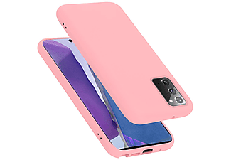 carcasa de móvil  - Funda flexible para móvil - Carcasa de TPU Silicona ultrafina CADORABO, Samsung, Galaxy NOTE 20, liquid rosa