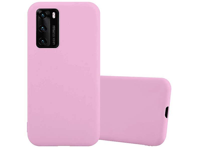 CADORABO Hülle im TPU Candy ROSA P40, CANDY Huawei, Backcover, Style