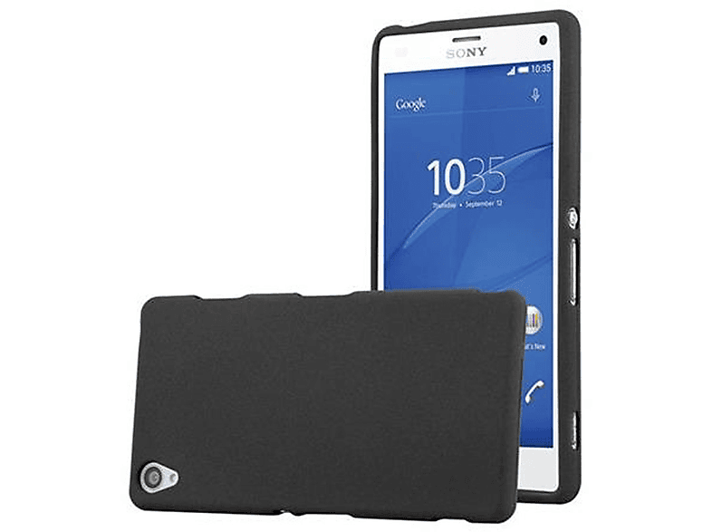 Cadorabo Custodia per Sony Xperia XZ1 Compact in Frost Blu Scuro