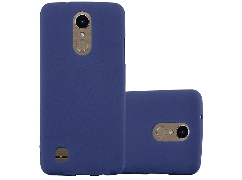 BLAU CADORABO K10 Schutzhülle, LG, Backcover, TPU DUNKEL Frosted FROST 2017,