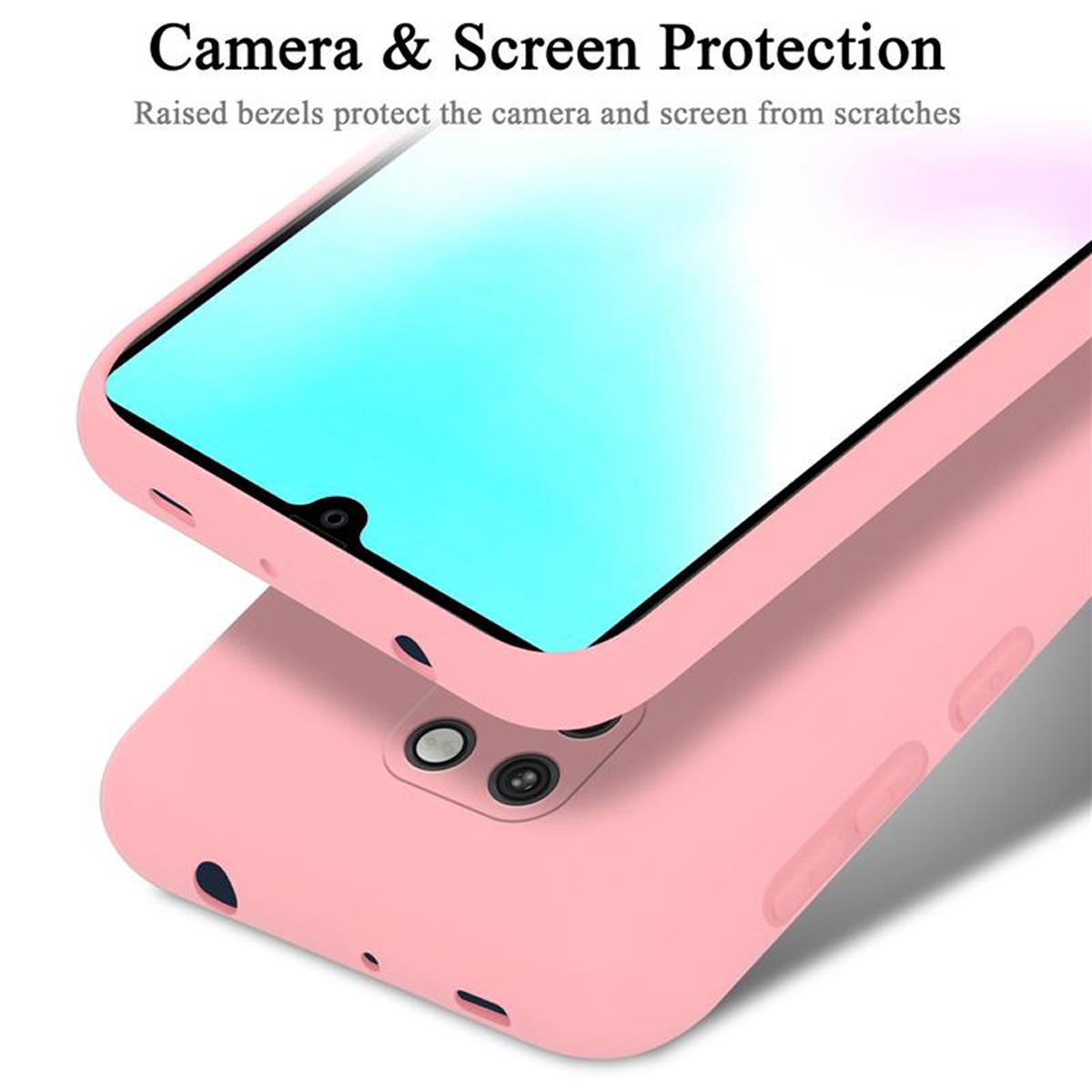 Hülle Silicone Liquid MATE 20, PINK im LIQUID Backcover, Case Style, CADORABO Huawei,