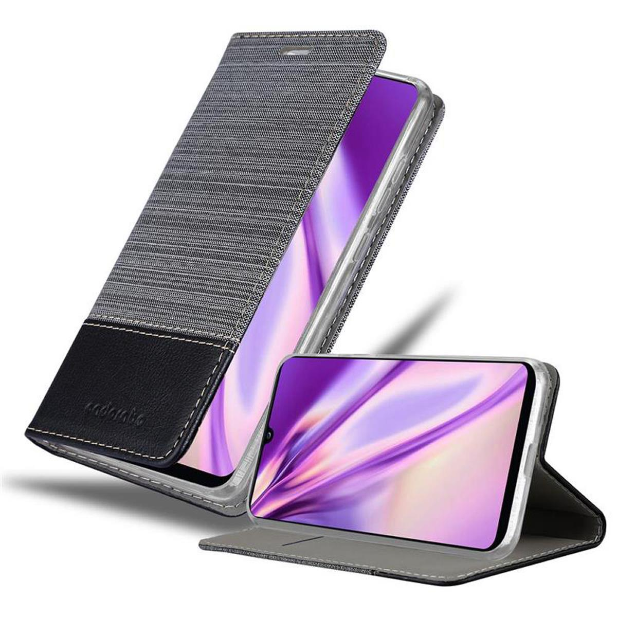 CADORABO Schutzhülle im Samsung, Jeans Style, SCHWARZ Galaxy Book A31, GRAU Bookcover