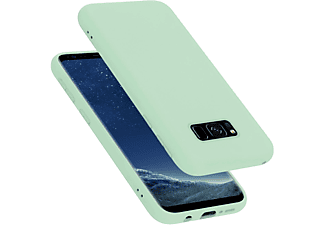 carcasa de móvil  - Funda flexible para móvil - Carcasa de TPU Silicona ultrafina CADORABO, Samsung, Galaxy S8, liquid verde claro