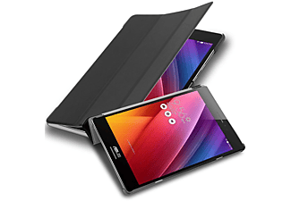 carcasa de tablet  - Funda libro para Tablet - Carcasa protección resistente de estilo libro CADORABO, Asus, ZenPad 8.0 (8.0") (Z380M), negro satén