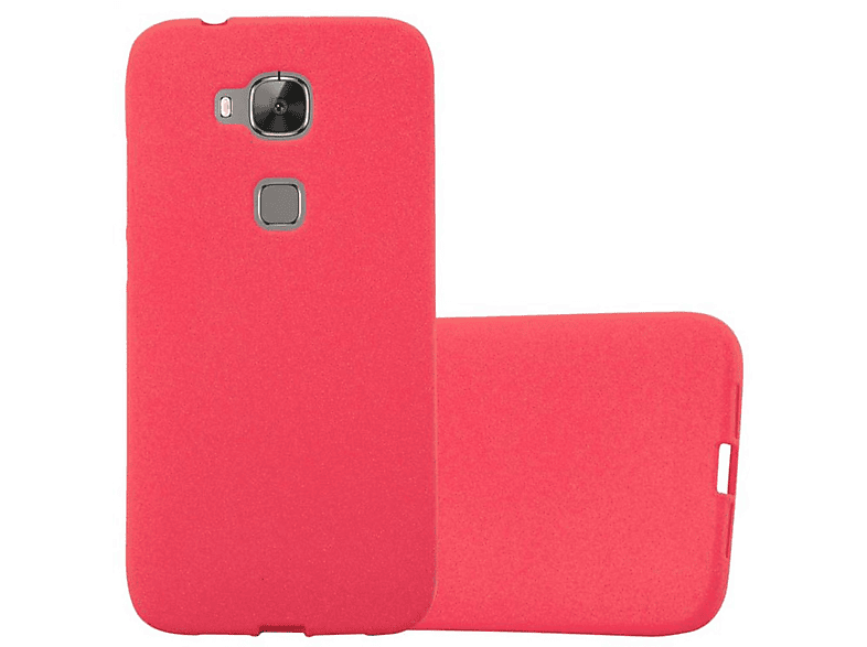 / PLUS CADORABO Frosted Backcover, Schutzhülle, TPU ASCEND ROT / GX8, Huawei, G8 FROST G7