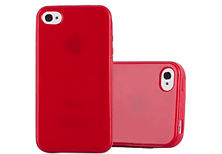 carcasa de móvil Funda flexible para móvil - Carcasa de TPU Silicona ultrafina;CADORABO, Apple, iPhone 4 / iPhone 4S, jelly rojo
