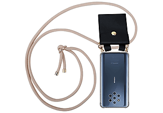carcasa de móvil  - Funda flexible para móvil - Carcasa de TPU Silicona ultrafina CADORABO, Nokia, 9 Pure View, oro rosa perlado