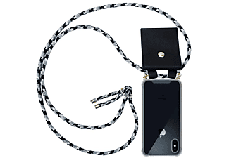 carcasa de móvil  - Funda flexible para móvil - Carcasa de TPU Silicona ultrafina CADORABO, Apple, iPhone XS MAX, negro camouflage