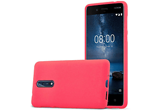 carcasa de móvil Funda flexible para móvil - Carcasa de TPU Silicona ultrafina;CADORABO, Nokia, 8 2017, frost rojo
