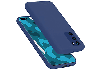 carcasa de móvil  - Funda flexible para móvil - Carcasa de TPU Silicona ultrafina CADORABO, Huawei, P40, liquid azul