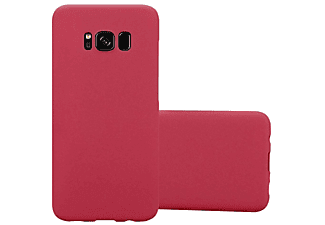 carcasa de móvil Funda rígida para móvil de plástico duro – Carcasa Hard Cover protección;CADORABO, Samsung, Galaxy S8 PLUS, frosty rojo