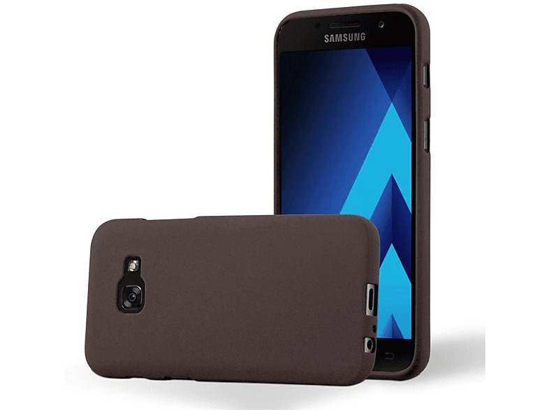 Samsung, FROST CADORABO Backcover, Frosted 2017, Galaxy TPU Schutzhülle, LILA BORDEAUX A5