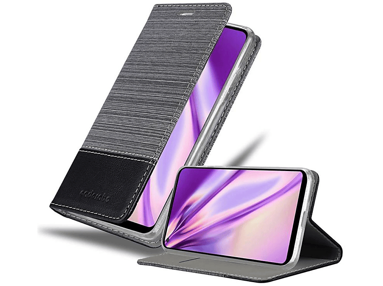 CADORABO Custodia Con Chiusura Magnetica, Funzione Stand E Tasca Per Le Carte Custodia Per Cellulare Per Iphone 15 Pro Max Nero Carbone 136019656