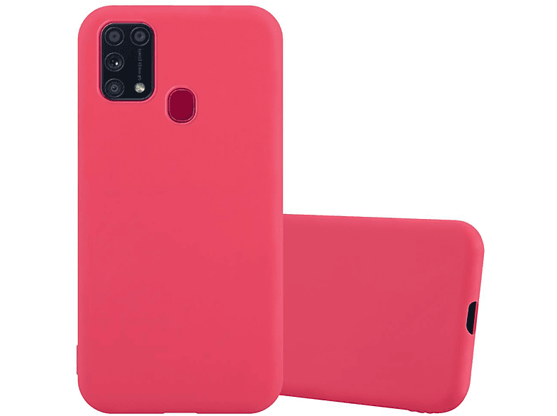 M31, Hülle TPU Candy CADORABO Galaxy Samsung, ROT Style, Backcover, CANDY im