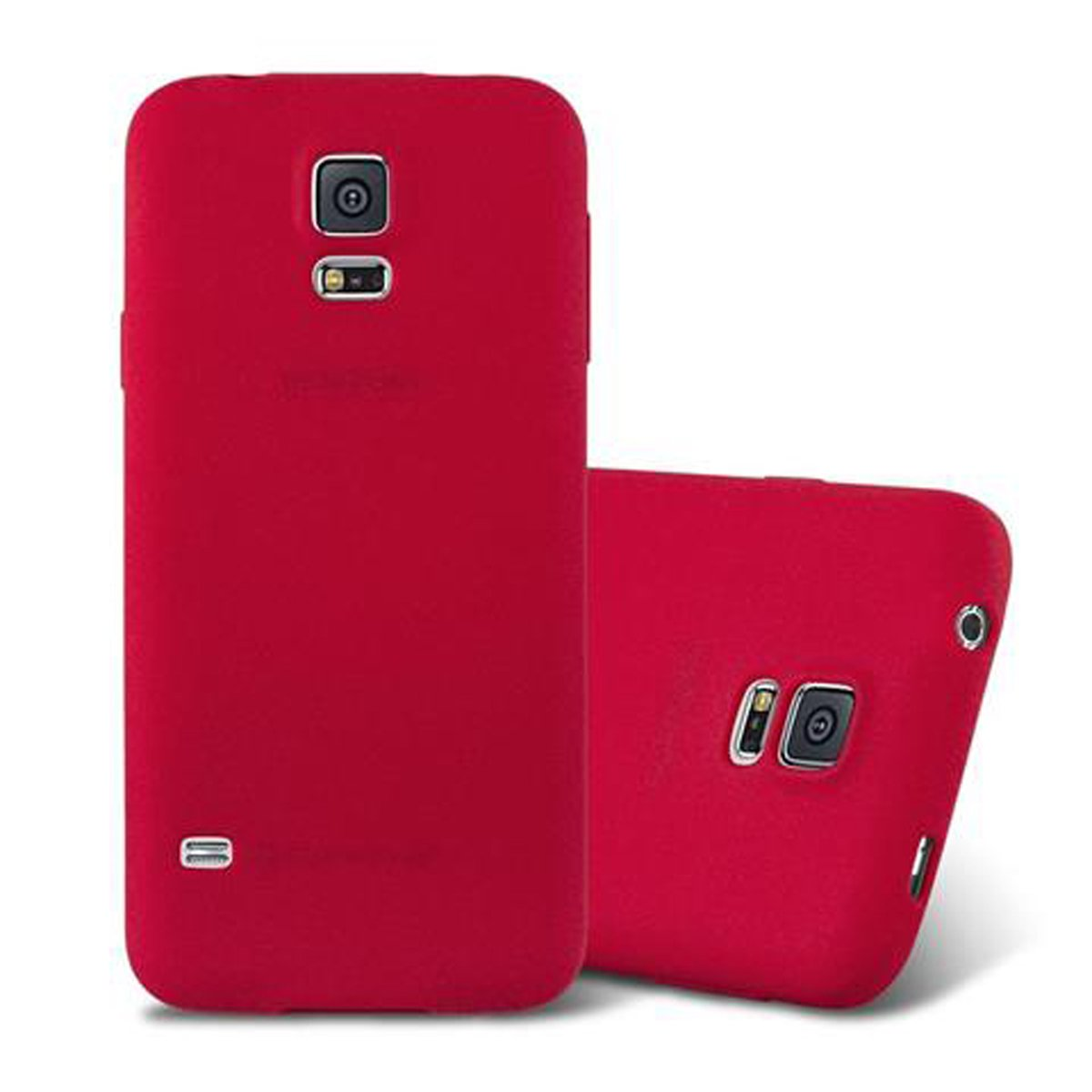 TPU FROST Frosted Samsung, S5 / CADORABO ROT Backcover, Schutzhülle, NEO, Galaxy S5