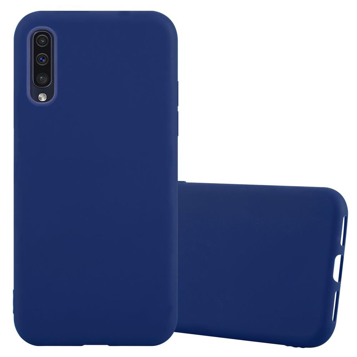 Ailisi Cover Flip Per Samsung Galaxy A50/A30s/A50s - Custodia Libro In PU Con Portafoglio, Elefantino Blu