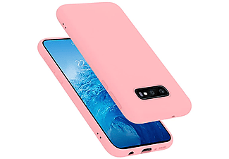 carcasa de móvil  - Funda flexible para móvil - Carcasa de TPU Silicona ultrafina CADORABO, Samsung, Galaxy S10e, liquid rosa