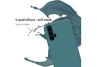carcasa de móvil  - Funda flexible para móvil - Carcasa de TPU Silicona ultrafina CADORABO, Honor, 20 PRO, liquid verde