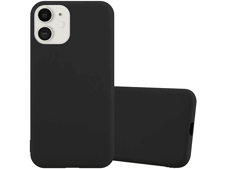 Style, SCHWARZ im Apple, Hülle MINI, TPU Backcover, CANDY CADORABO iPhone Candy 12
