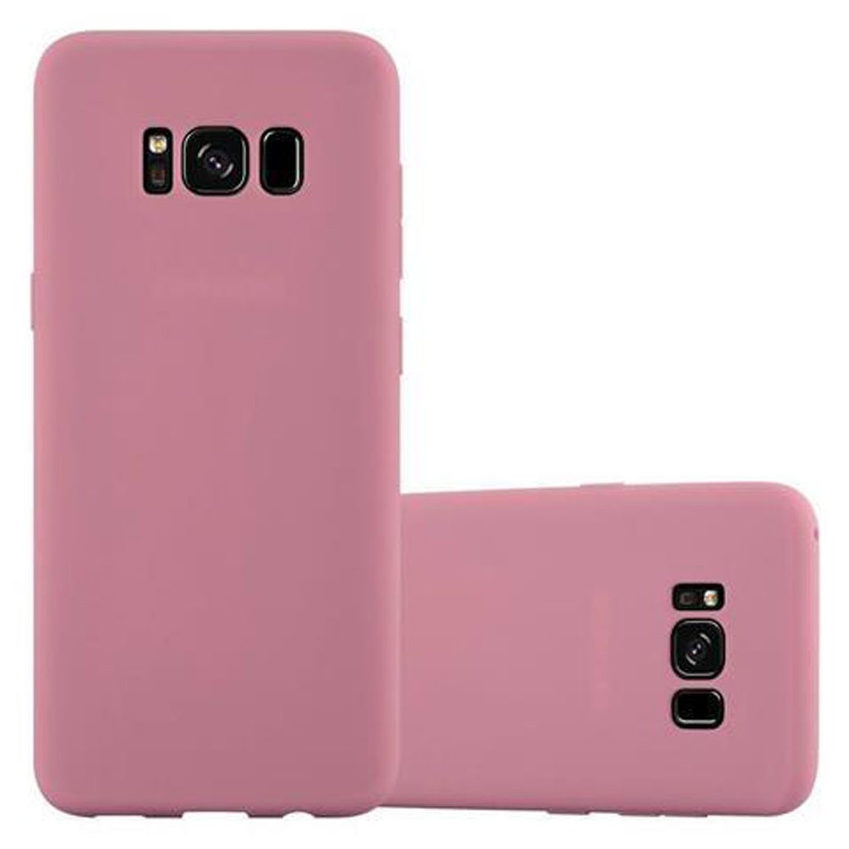 Ailisi Cover Samsung Galaxy S8, Orange Flip Cover Cartoon Cute Frog