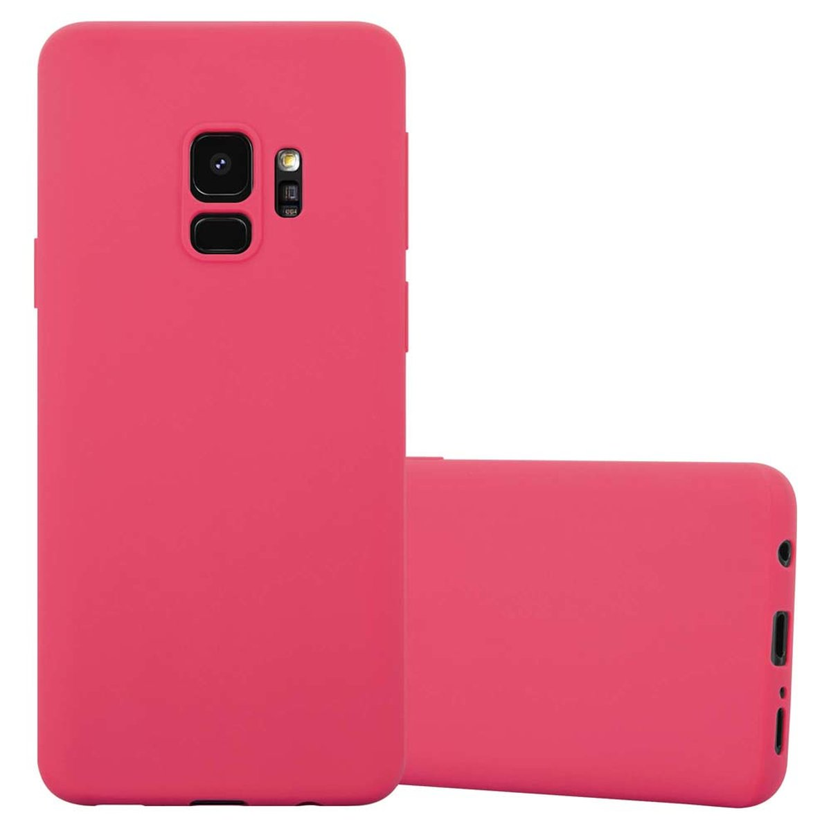 TPU Hülle Samsung, Candy CANDY CADORABO ROT Galaxy Style, S9, Backcover, im